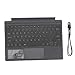 UTHCLO Custodia con Tastiera Retroilluminata Wireless per Tablet Surface Pro Protezione Leggera e Portatile con Doppia Angolazione di Digitazione Ergonomica immagine