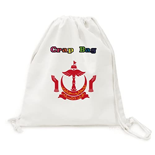 Sac de voyage léger avec emblème Brunei et tagespack en toile durable
