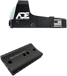 Ade Advanced Optics RD3-006 Green Dot Reflex Sight for Ruger 10/22, Black - Ade Advanced Optics