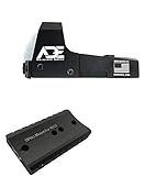 Ade Advanced Optics RD3-006 Green Dot Reflex Sight for Ruger 10/22, Black