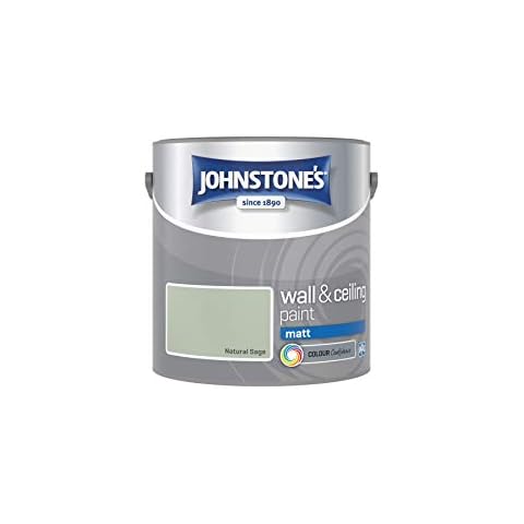 Johnstone's Matt Emulsion Paint - Natural Sage Cover