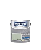 Johnstone's - Wall & Ceiling Paint - Natural Sage - Matt Finish - Emulsion Paint - Fantastic Coverage - Easy to Apply - Dry in 1-2 Hours - 12m2 Coverage per Litre - 2.5L