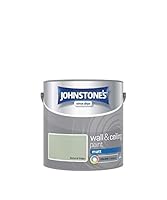 Johnstones - Wall & Ceiling Paint - Natural Sage - Matt Finish - Emulsion Paint - Fantastic Coverage - Easy to Apply - Dry in 1-2 Hours - 12m2 Coverage per Litre - 2.5L