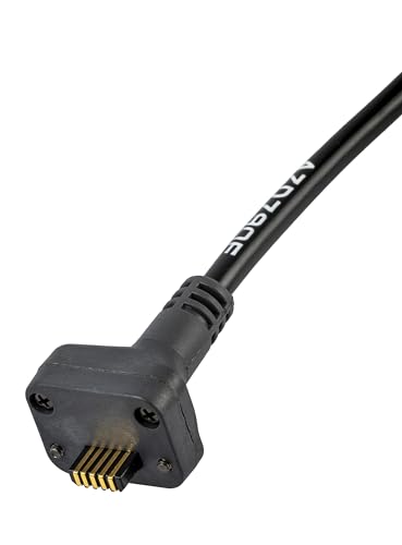 Image of Mitutoyo 02AZD790F, U-Wave Connecting Cable (Plain Type Straight), Interface Accessory, SPC /U-Wave Connectivity, Data Transfer for Digital Instruments