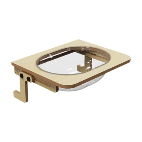 Whtkoph Cat Window Perch Cat Hammock Transparent for Sunbath Space Capsule Hammock Cat Bed