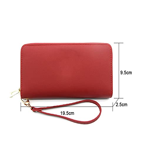Mobile Phone Bag Handbag Ladies Wallet New Ladies Wallet Long Bowl Sweet Heart Wallet Zipper Card Bag (E)2