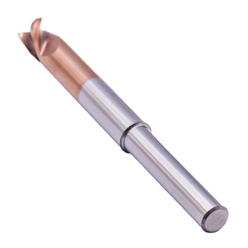 Image of High Performance Solid Carbide End Mill for Aluminum - TiSiN Coated, 3 Flute, 37 Helix, 3 /8 inch Cutting Diameter, 5 /16 inch Reduced Shank for Router, 1 /2 inch Length of Cut, 3-3 /4 inch Overall Length, Square End
