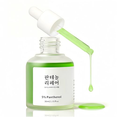 5% Panthenol (Vitamin B5) Face Serum | Sensitive Skin Barrier Support Hydrating Soothing Serum for Dry Skin Strengthen Skin Barrier & Soothe Redness Fragrance-Free for Delicate & Acne-Prone Skin