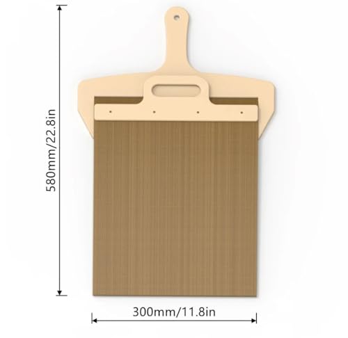 DASZERX® Premium Sliding Pizza Peel, Magic Pizza Slider Paddle with Non-Stick Cloth, Easy Transfer Pizza Slider with Handle, 16 or 14 Inch Pizza Peel Slider for Oven, Elite Peel Pizza Making & Baking