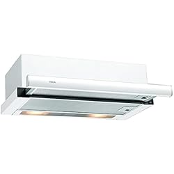 Campana Extractora En Encimera Teka TL 6310 - Campana Extractora Telescópica o Extraplana 60 cm, Doble Turbina 2 Velocidades, Color Blanco