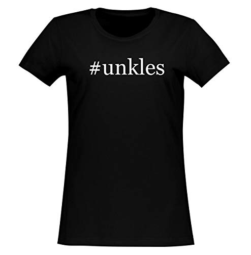 BH Cool Designs #unkles – Women’s Soft & Comfortable Hashtag Junior Cut T-Shirt, Black, XX-Large