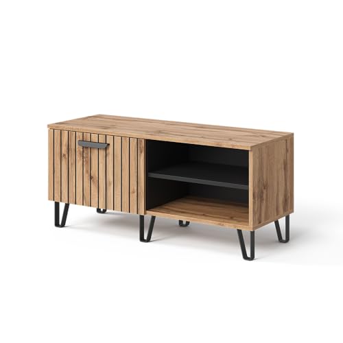 Vicco Schuhbank Amber, Eiche Wotan, 100 x 45 cm