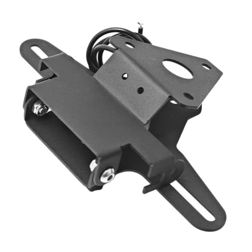 Support de plaque moto 660 arrière robuste avec kit de montage stable