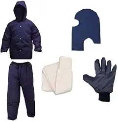 Conjunto Câmara Fria Japona Calça Luva Balaclava Meião Epi (GG)