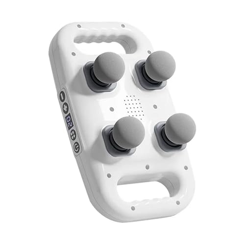 Image of Dealsure Full Body Massager Machine for Pain Relief | Rechargeable Massage Machine for Body Pain with 4 Heads | Percussion Massager for Back, Neck, Shoulder, Calf, Leg & Foot | Rechargeable