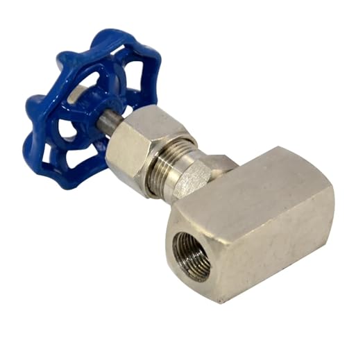 Vanne à pointeau 3/4 BSP inox 304 haute pression régulation débit femelle
