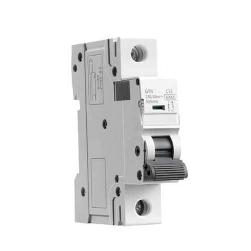 Disjoncteur GYM9 1P 25A 220V 6kA pour protection modulaire tableau électrique