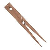 PRETYZOOM Clip para Toalla De Baño Playa Debe Tener Clips para Patatas Fritas y Otras Bolsas De Comida Pinzas para Sillas De Playa Pinzas para Toallas De Playa De Madera Light Brown