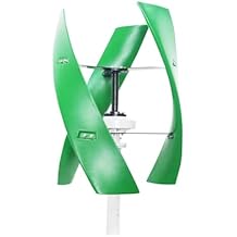 Wind Turbine Generator Kit, 10KW Vertical Wind Turbine nerator for Home 10000W 12V 24V 48V Low Noise Free Energry Windmill for Hybrid Solar Wind SystemGreen,24V_10KW
