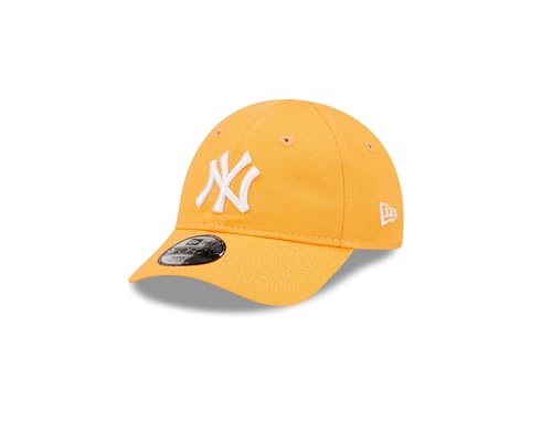 Casquette New Era New York Yankees MLB accessoire bébé orange blanc forme 9Forty