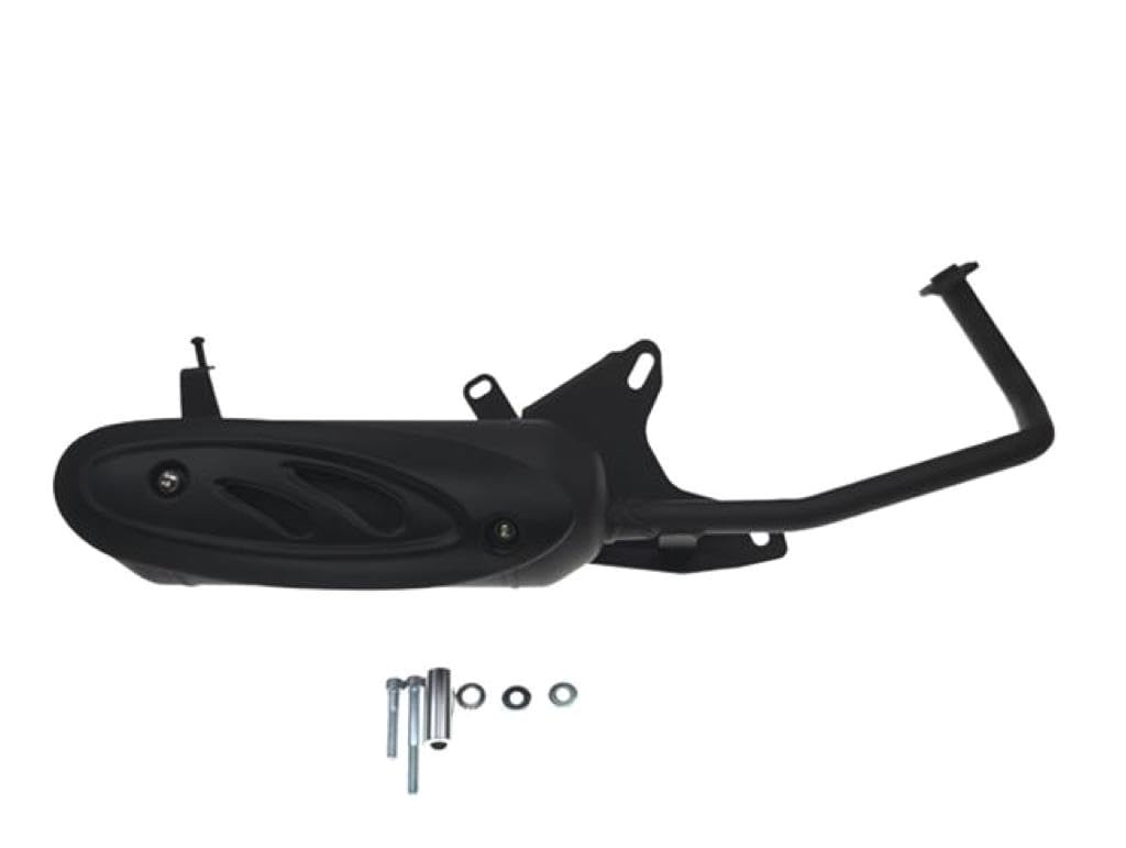 Auspuff passend für Sym Fiddle 2, Peugeot Django Kisbee, Kymco Agility Like 50 4T