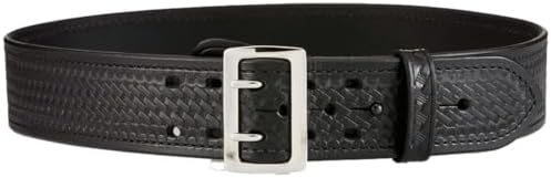 Aker Leather B01 Sam Browne Duty Belt, Full Leather-Lined, 2.25โณ Wide