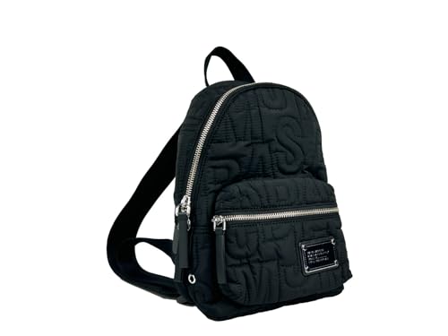Image of Marc Jacobs Mini Nylon Quilted Backpack, Black