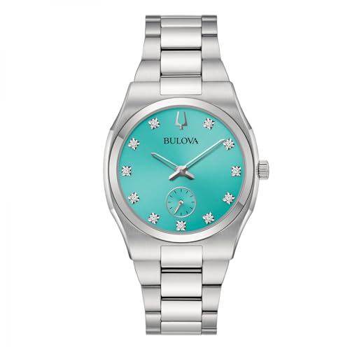 Montre dame Bulova Marine Star cadran turquoise pour l'été