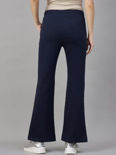 Image of 98 Degree North Women Flared Fleece Track Pants-GL1315-ALMOND