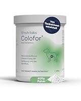 NutriLabs Colofor® Pulver 400 g - ehem. Estifor Pulver I mit Bentonit, L-Glutamin, Präbiotika etc. - Hund Durchfall
