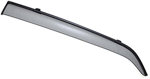 Miniatura 2 de WellVisors Viseras de ventana, deflectores de viento compatibles con Mazda 2011-2015 Mazda 2 Hatchback con protectores de lluvia negros 3-847MZ003