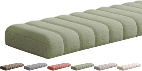 Coussin de banc de jardin confortable vert épais antidérapant