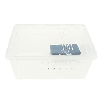 Aswadh Reptile Amphibian Habitat Terrarium Vivarium Breeding Box with Substrate