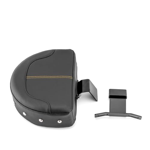 Mofun Driver Backrest Rider Back Rest PU Pad Mount Kit Compatible with Harley Heritage Softail with Stock Seats 2018-2025, Pu Leather by Mofun - Image 6