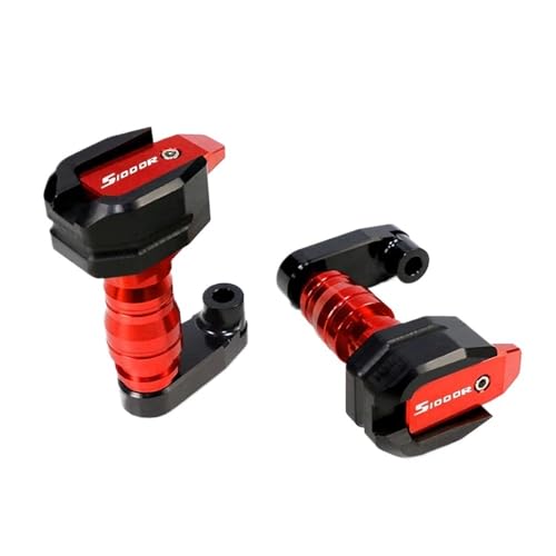 Protection carénage BMW S1000R rouge pour éviter les dégâts de chute