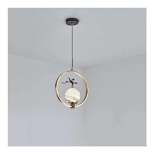Lampes suspendues en verre raccord en cuivre luminaire suspendu îlot cuisine