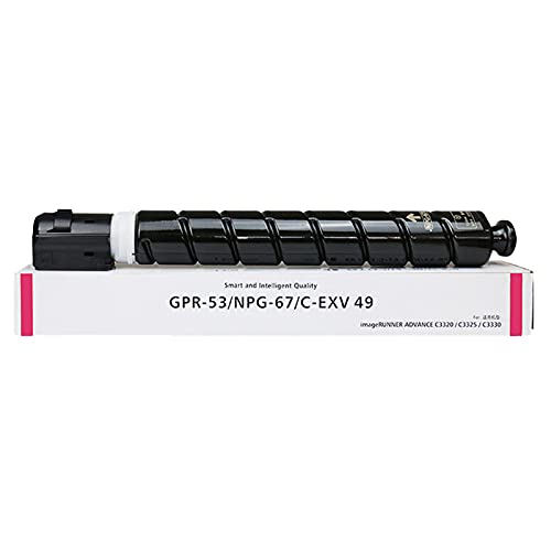 SSBY Compatible Toner Cartridge for Canon NPG-67 C-EXV-49 GPR-53,to Use with IR C3320L C3530 C3525 C3520 C3330 C3325 C3320 Printer Magenta