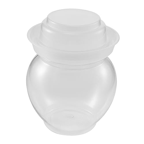 MOTHNUR Tarro De Fermentación Transparente Para Encurtidos De Cocina Tarro De Almacenamiento De Verduras De Gran Capacidad Para Escabechado El Hogar