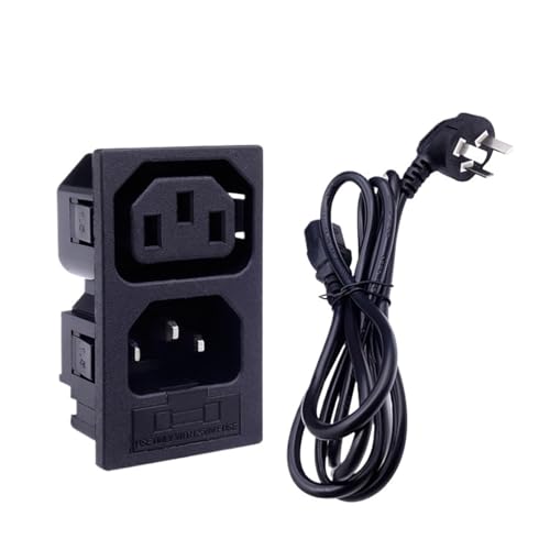 Toma de corriente serie AC macho y hembra para ordenador con cable de 1.8m