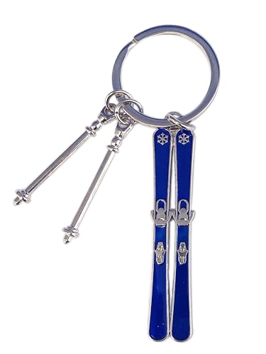 Porte Clé Métal - Ski