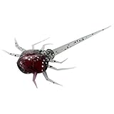 13 FISHING - Coconut Crab - Panfish Plastics - Cherry Bomb - 6 Baits Per Pack - CC-CB