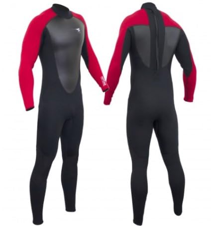 Childs full wetsuit (JL, Black/Red)