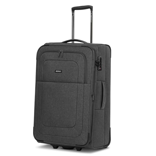 REDOLZ mittlerer 2-Rollen Koffer | Check-in M Trolley mit...