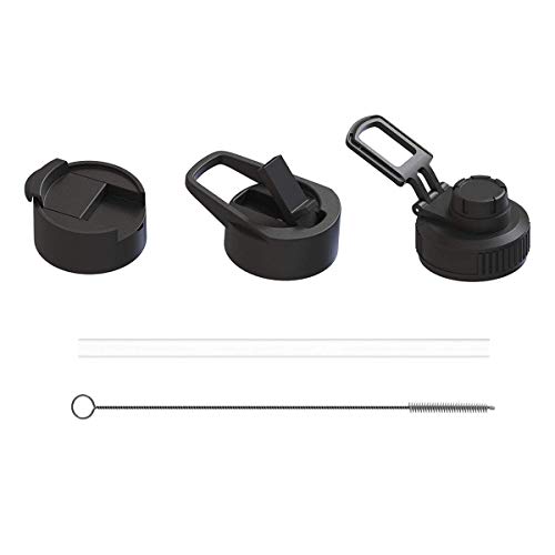 Water Bottle Double Wall Vacuum Insulated (17Oz,24Oz,32Oz,40Oz) Wide Mouth Thermoses With 3 Lids Straw Lid Spout Lid Handle Lid Keep Liquids Hot Or Cold Sports Stainless Steel Water Bottle For Kids #TOP1