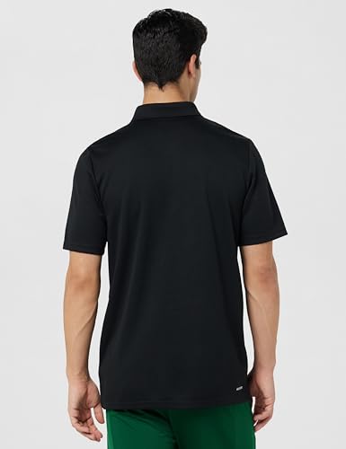 Image of adidas Men Polyester Geometric Regular Fit Polo Shirt