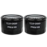 2PCS 49065-0721 Oil Filter Compatible with Kawasaki FR691V FR730V FR651V FR600V FX600V FX730V