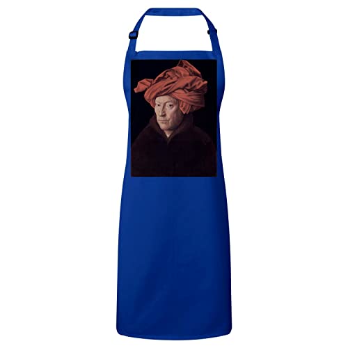 Tablier de cuisine Van Eyck Homme au Turban Rouge pour artiste passionné