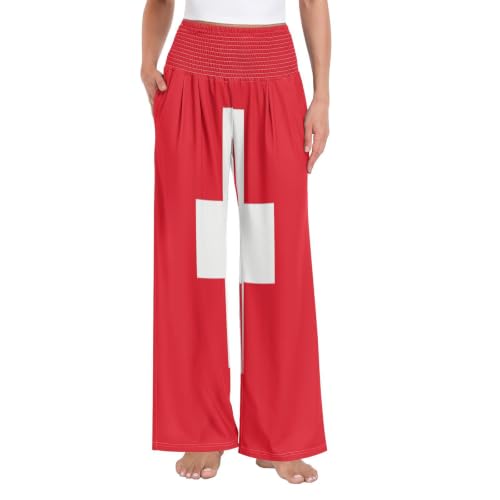 Pantalon Palazzo d'été Suisse GuoChe idéal pour vos vacances