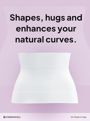 Image of Farmacell Waist Cincher for Women, Seamless Tummy Control Shapewear, Made in Italy, 605