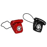 Modèle réduit de téléphone portable rétro – avec ce mini téléphone, la maison pleine d'une ambiance chaleureuse et authentique, et complètera parfaitement votre collection de téléphones à cadran rétro